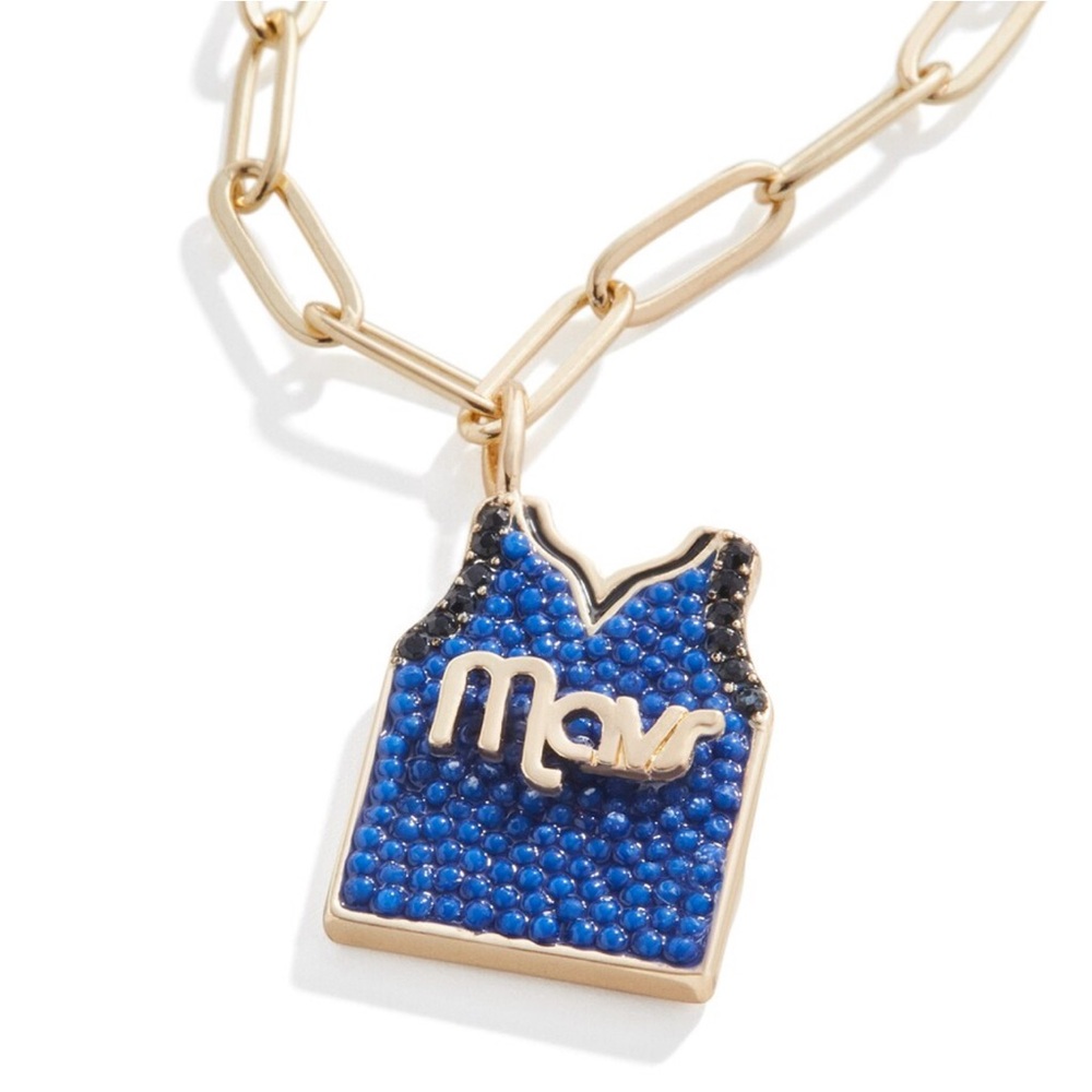 Baublebar NBA Dallas MAVS / Mavericks Pendant Necklace - NWT